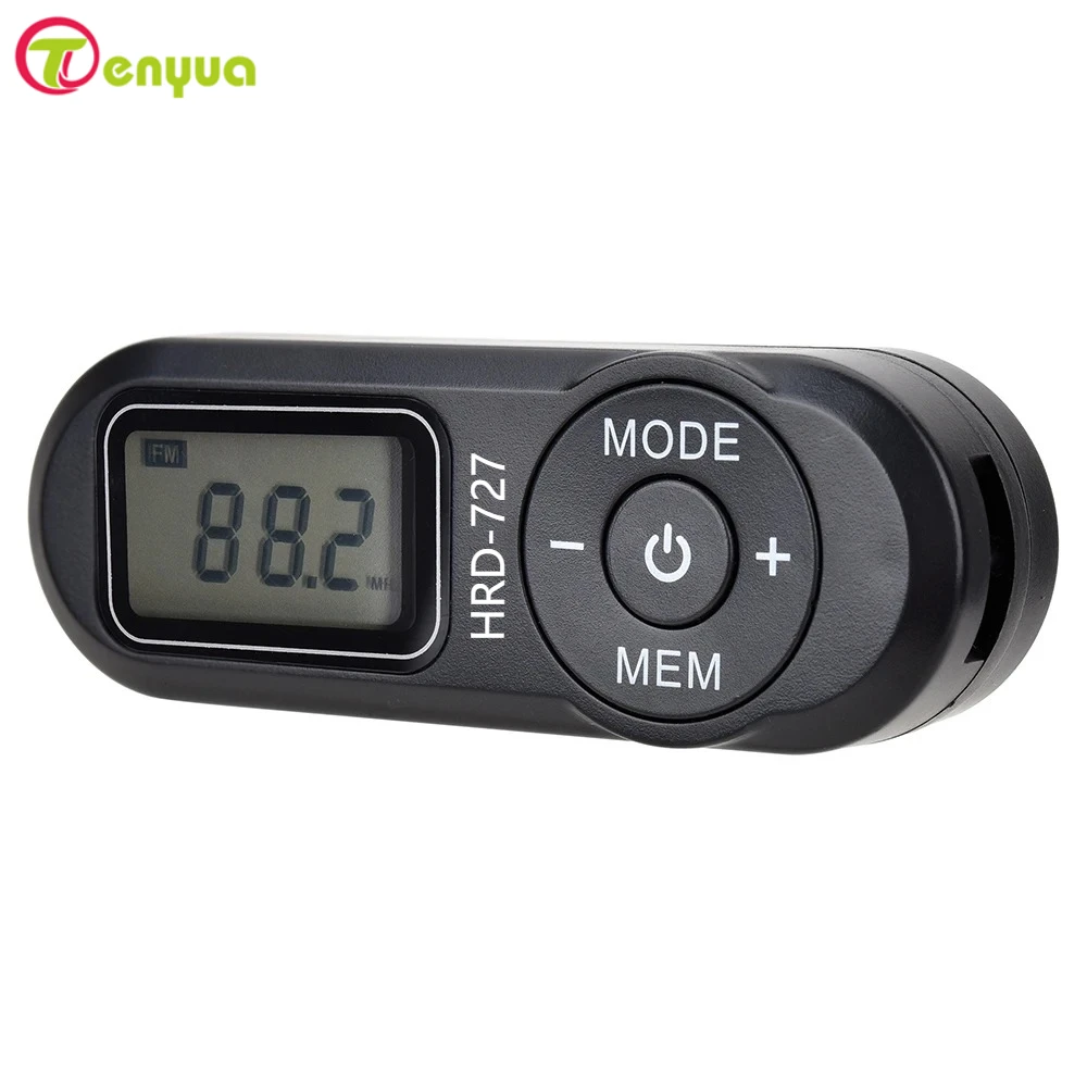 Digital Pocket FM Radio FM:64-108MHz Portable FM Radio Receiver with LCD Display Neck Lanyard 3.5mm Headphone