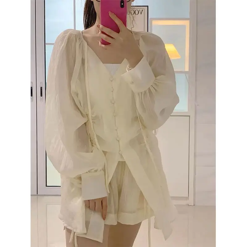 

High-end Exterior Wear Fashion Niche Wear A Complete Set of 2025 Super Fairy Summer New Capable Temperament Women's Clothing