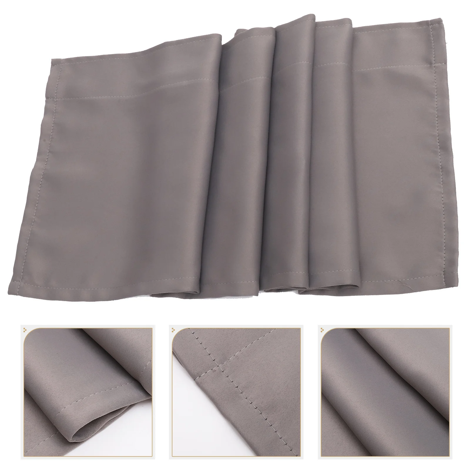 

Short Curtain Valance for Kitchen Windows Cotton Based Solid Color Half Curtains for Bedroom Bathroom Light Filtering Decor