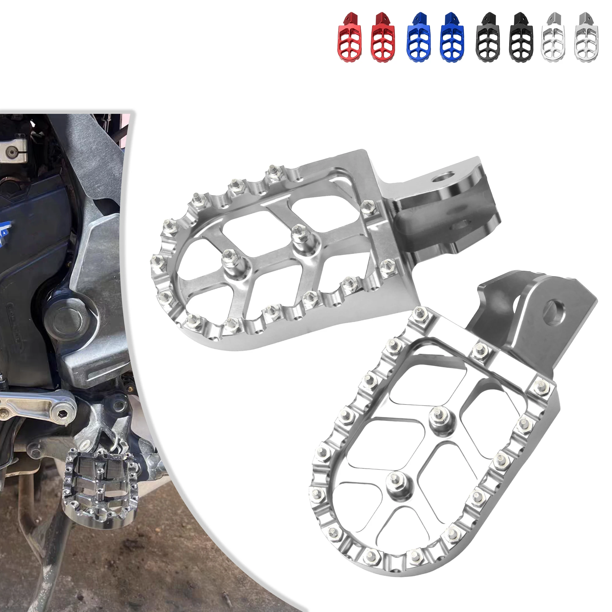 Motorcycle Footrest Pedal For HONDA CRF XR 50 70 110 M2R SDG DHZ SSR KAYO Pit Bike Colorful Footrest Motor Modification