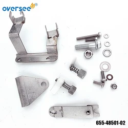 Oversee 655-48501 Remote Control Attachment Kit For Yamaha Outboard Motor 6B 8B 8HP Motor 655-48501-02;655-48501-00