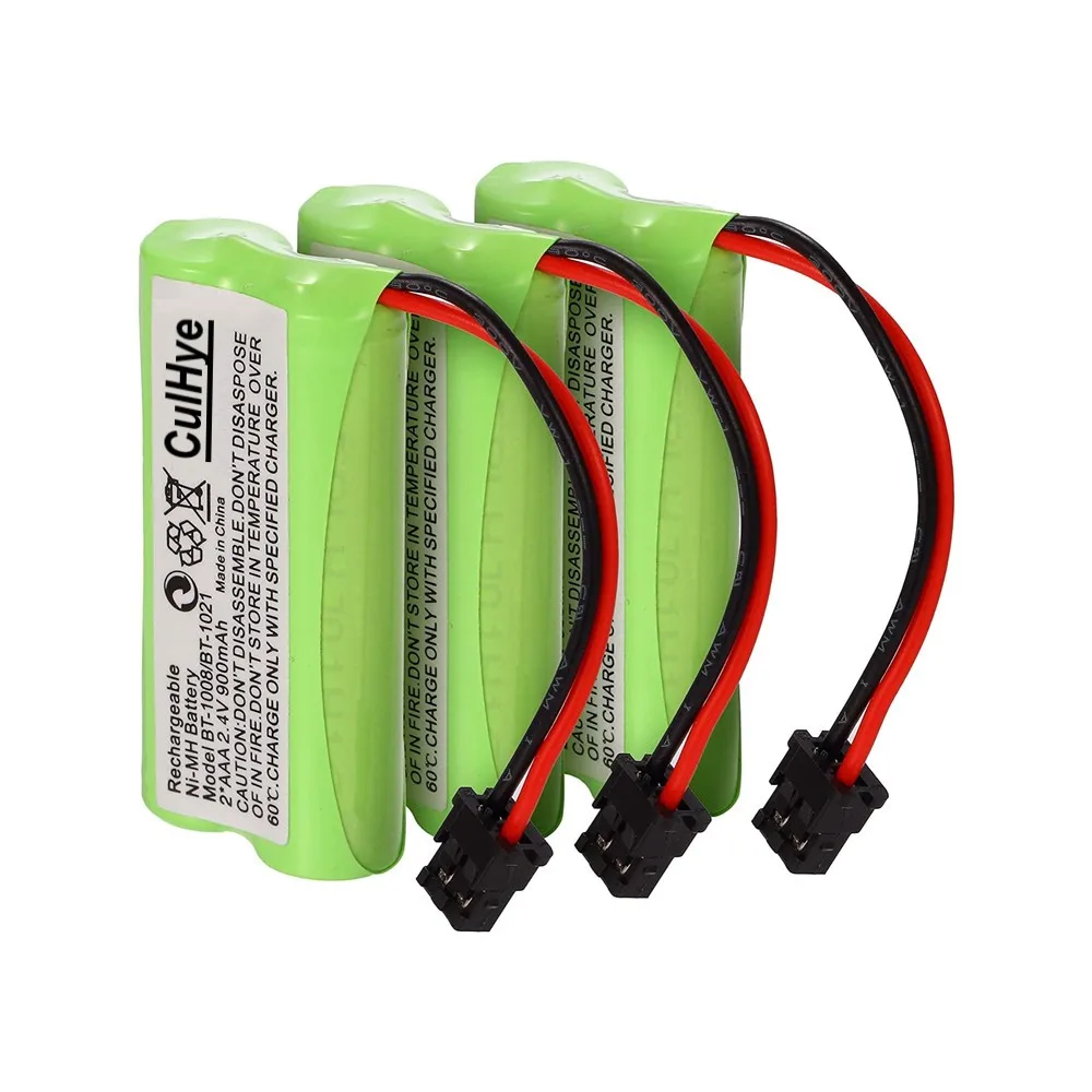 コードなしの家庭用電話バッテリー,2.4 mah,900 v,uniden bt1008 bt1021 WITH43-269 wx12077 sanyo CAS-D6325 ar cbbt1008
