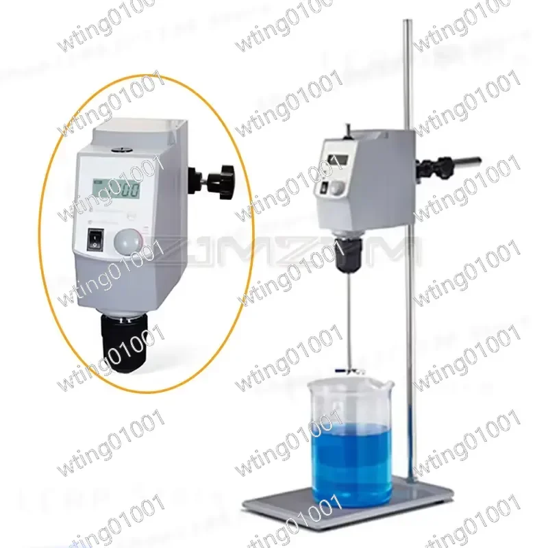 20L Digital Electric Lab Overhead Mixer Stirrer for School Chemical Laboratory Mixing Stirring Equipment Speed 50-2200rpm