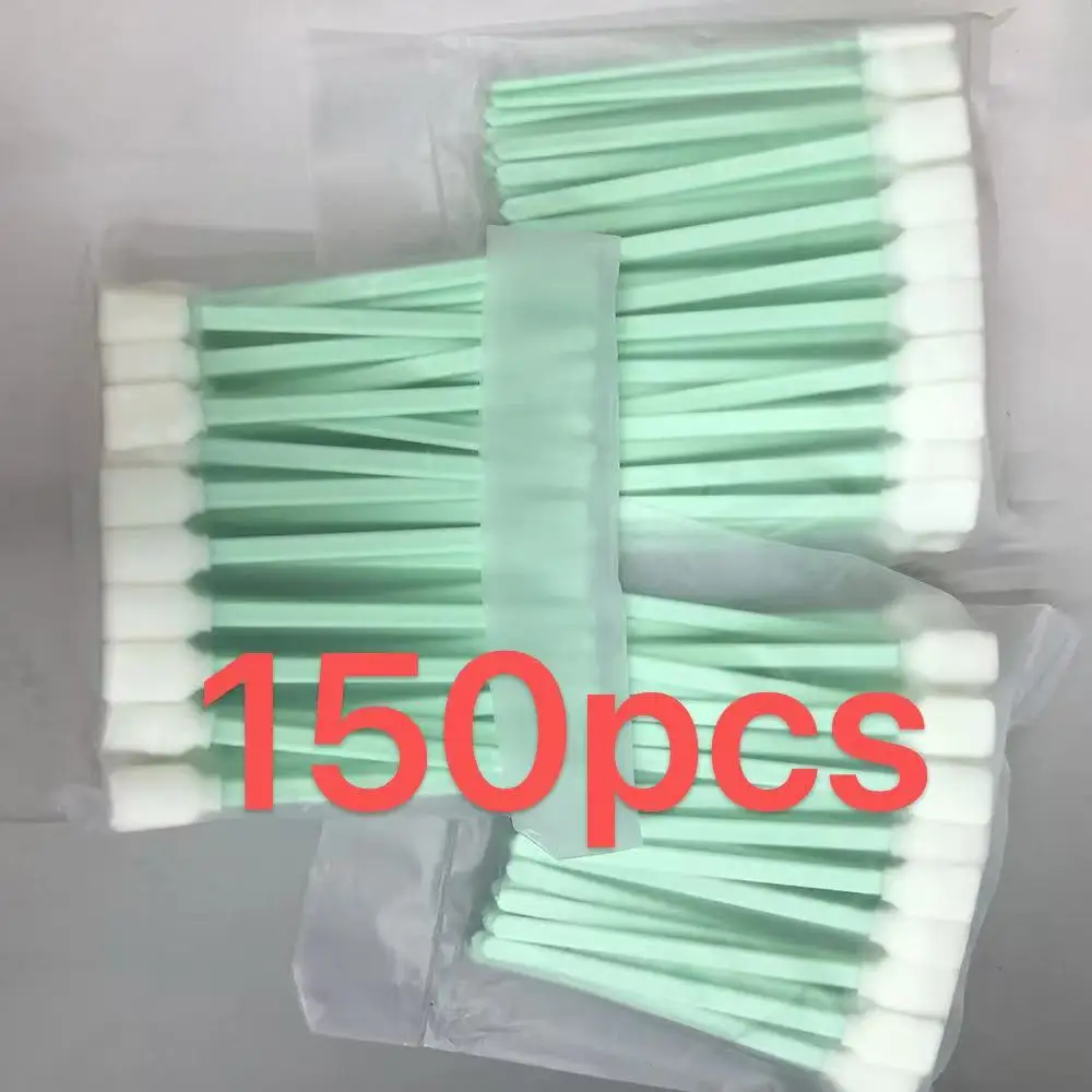 50PCS/100pcs/150pcs Cleaning Tool For Epson Roland Mimaki Mutoh Printhead Cleaning Sponge Cotton Swab Clean Brush