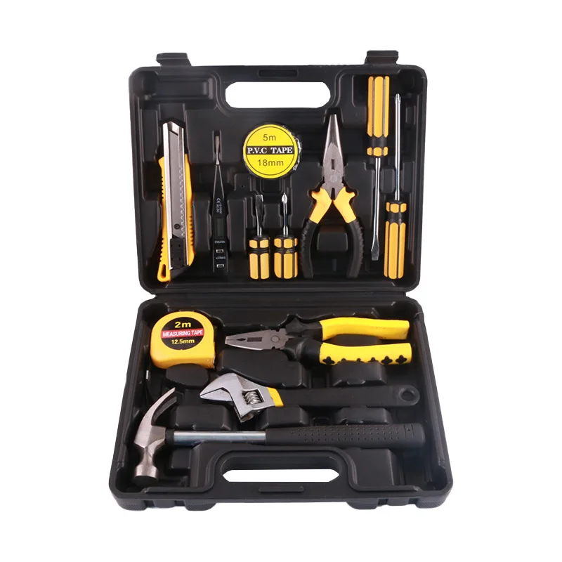 tools-set-general-house-hold-hand-tool-kit-with-plastic-toolbox-storage-case-used-to-car-repair-and-home-repair