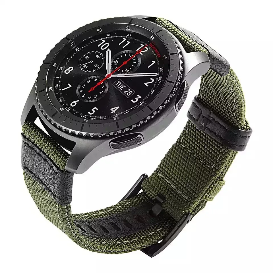 Bracelet Original en silicone, 20mm, pour Samsung Galaxy Watch Active 2 40/44mm / 3 41mm
