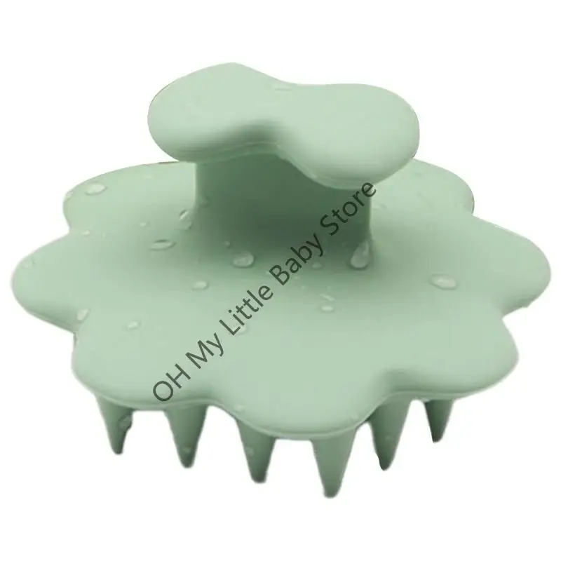 

M76C Силиконовая щетка для волос, скребок для волос для удаления перхоти, скруббер для душа