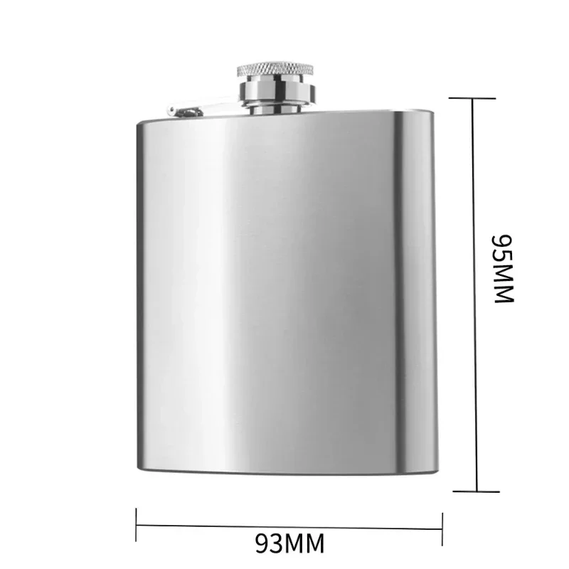 1PC 1oz High Quality Wine Whisky Pot Tainless Steel Hip Flask Drinker Alcohol Bottle Portable Drinkware Flask