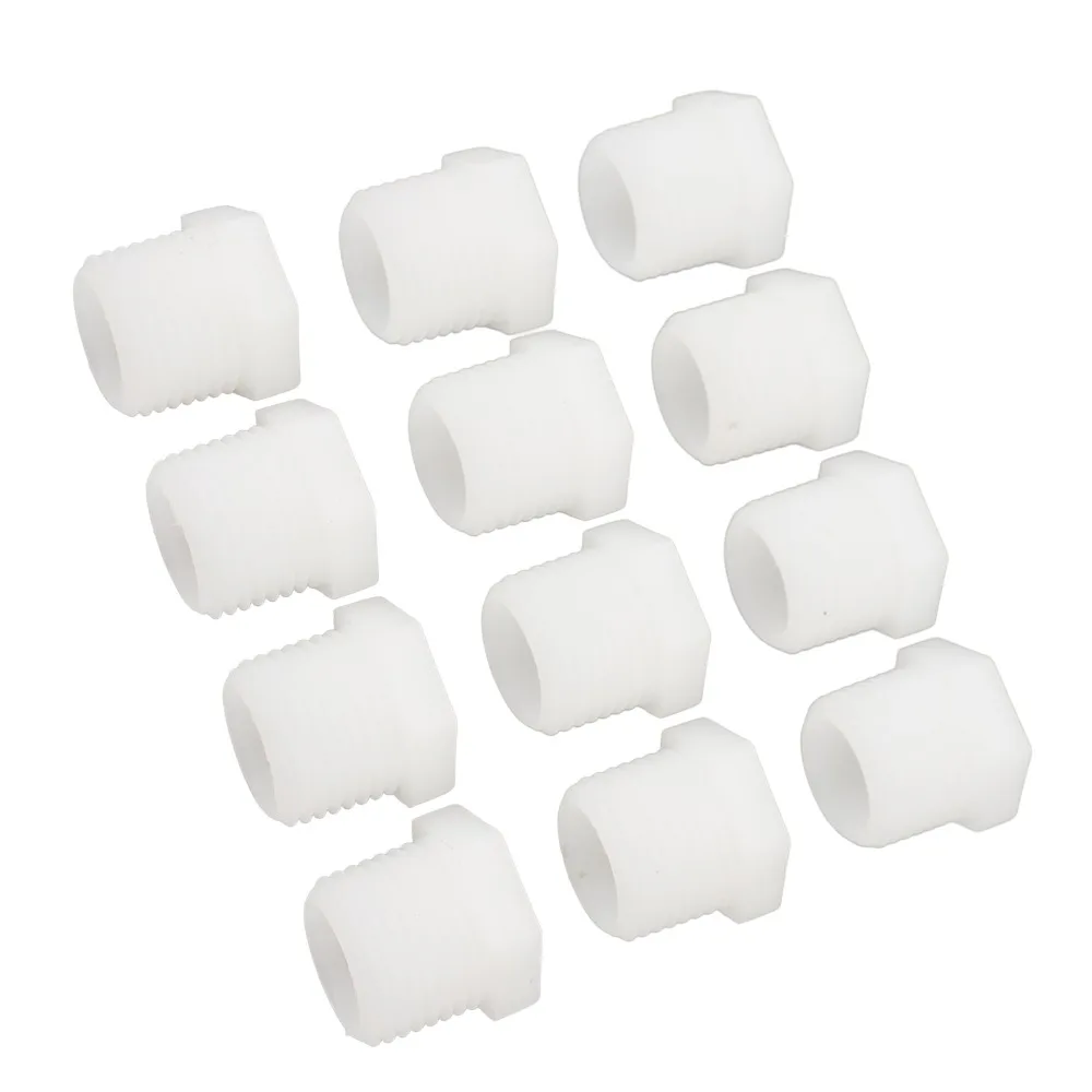 12PCS Replacement Parts 1 Inch RV Water Heater Drain Plug White Camper Drain Plug Hot Water Heater Drain Plug RV Applications