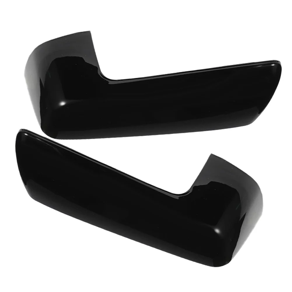 

Gloss Black Rearview Mirror Cover Cap for Silverado 1500 and For Sierra 1500 2019 2022 Direct Replacement Pair Set