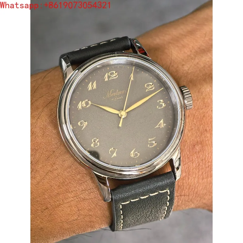 The Great Qin Empire Natural Fritillary Manual Mechanical Watch Male Sapphire Waterproof view 2