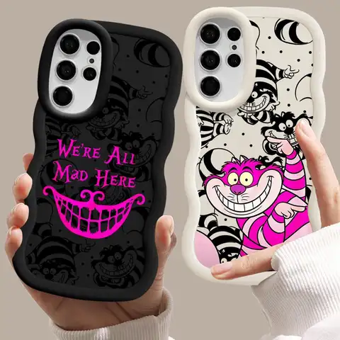 Alice In Wonderland Cute Phone Case for Samsung Galaxy S20 S24 S21 S23 FE S22 S25 S24 S23 Ultra S23 S25 S24 Plus TPU case