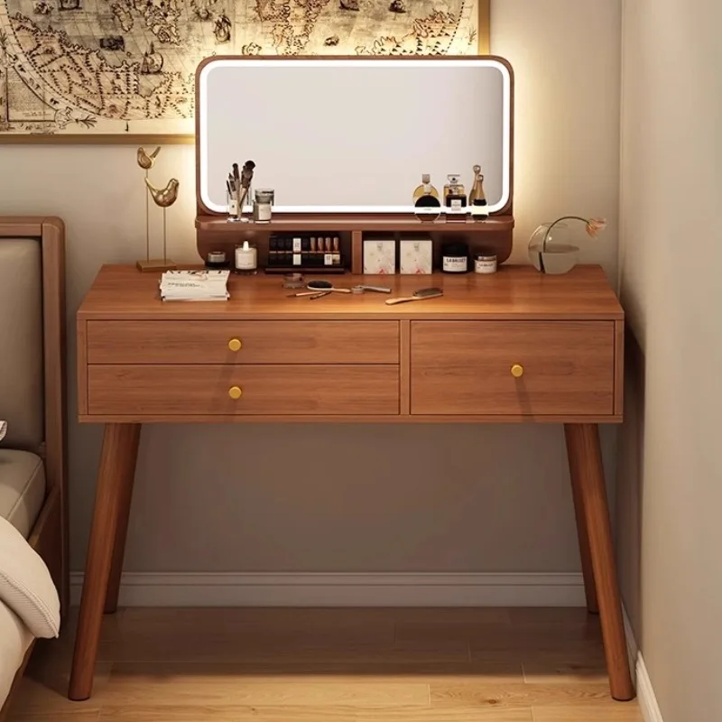 Modern Stool Vanity Table Cosmetics Wood Service Speaker Organizer Dressing Table Drawers Cabinet Vestidores Trendy Furniture