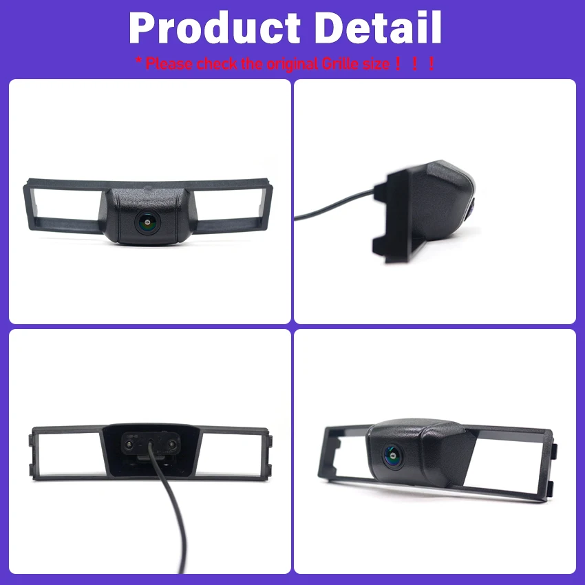AHD 1080P Fisheye Lens Night Vision LOGO Parking Front View Camera For Porsche Cayenne E3 9YA 9YB 2019 2020 2021 2022 2023