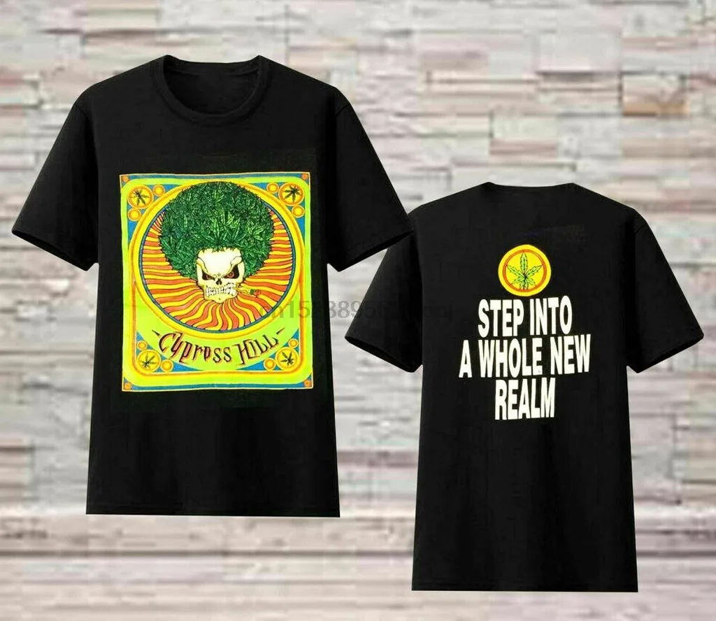 

Cypress Hill band double sided T shirt Black Cotton 3F04