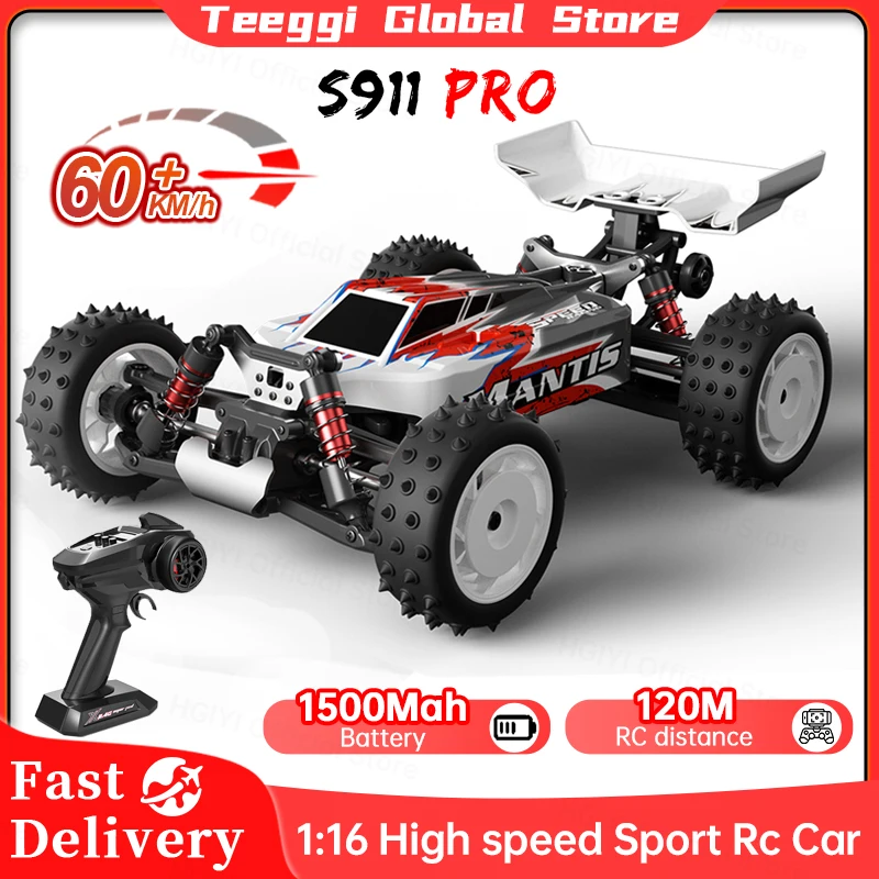 2.4G Bezszczotkowy samochód wyścigowy RC 1:16 4WD RC CAR 70KM/H lub 50KM/H Szybki samochód terenowy Zabawka zdalnego sterowania dla dzieci Prezent