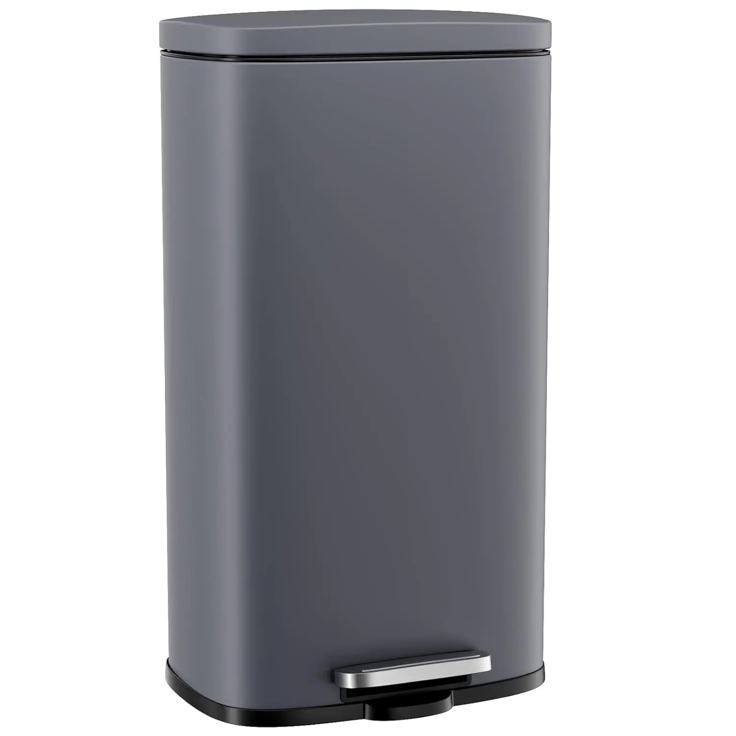 

8 Gallon Step Trash Can, Stainless Steel Garbage Bin, Soft-Close Rubbish Bin with Removable Plastic Inner Bucket,, Customized