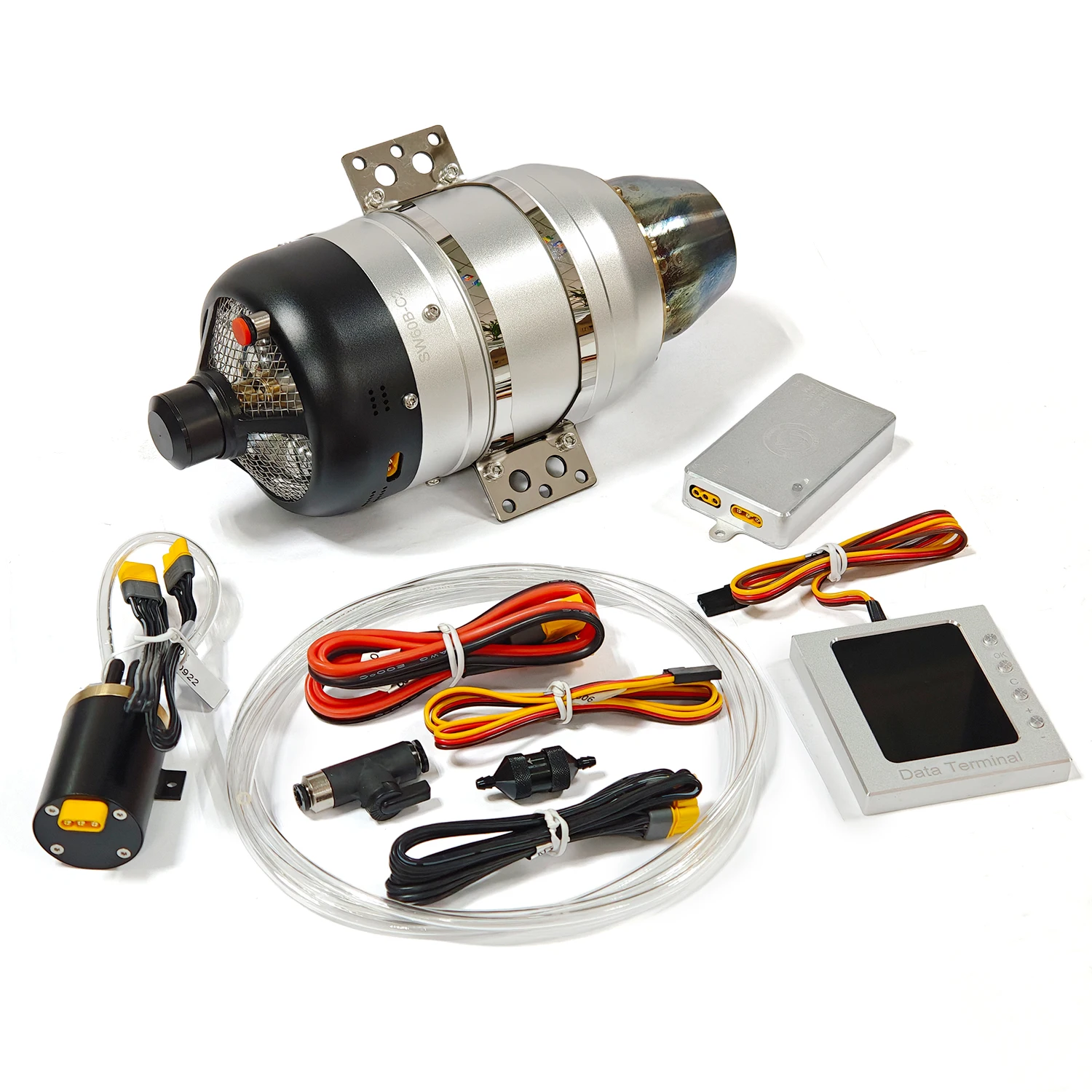 

SW60B Thrust 6KG Brushless Turbojet Engine Model Fuel One-button Start Scientific Experiment