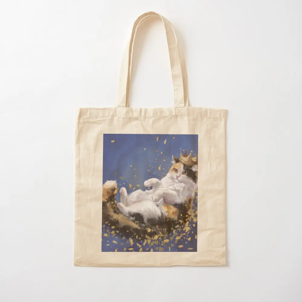 

A crowned calico cat Tote Bag