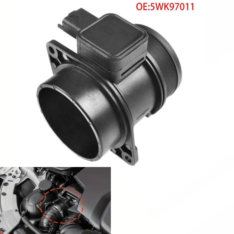 1 قطعة كتلة تدفق الهواء متر الاستشعار ل رينج روفر سبورت I 3.0 3.6 D 2006-13 5WK97011 PHF500090 أجهزة استشعار السيارات