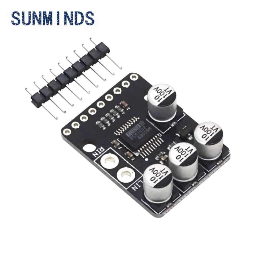 PCM1802 Audio Stereo A/D Converter ADC Decoder 24bit 96kHz Digital PCM AV Amplifier Player Board ANALOG-INPUT Module 3.3V/5V