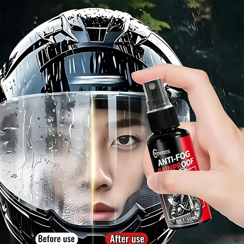 Durable Anti-Fog & Water-Repellent Lens Spray | Ensures Long-lasting Clear Vision on All Glass and Plastic Surfaces, with a Wate
