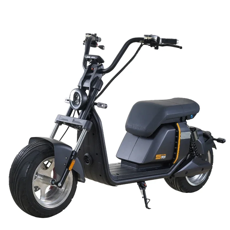 Amoto overseas warehouse eec 3000W 70km/h electric motorcycle fat tire electric scooters citycoco for adult