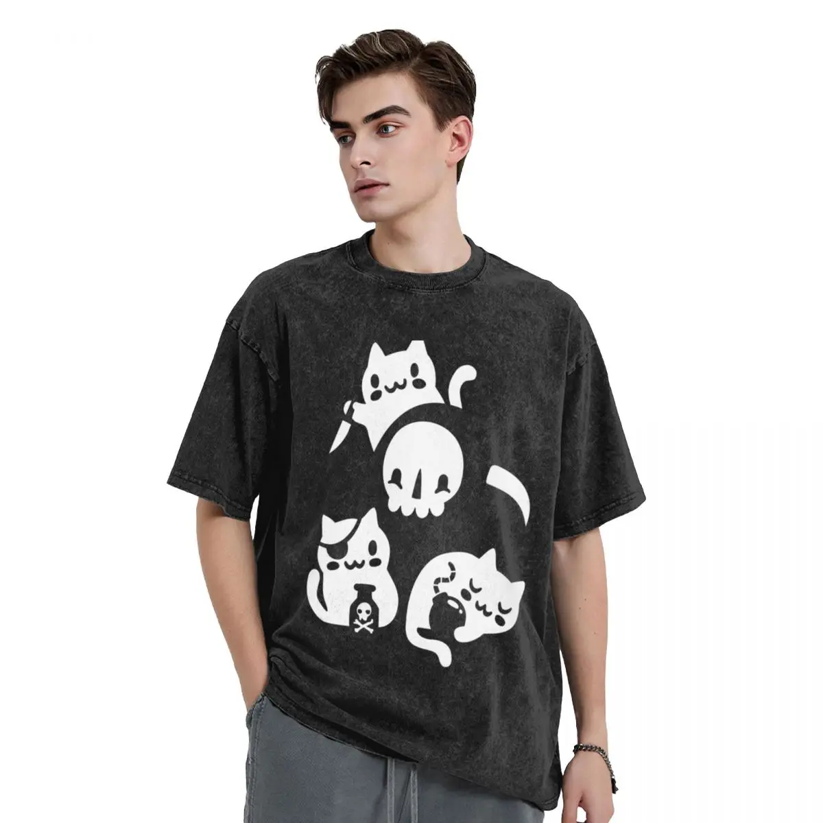 Death's Little Helpers T-Shirt oversized t shirt animal prinfor boys summer clothes graphic tee shirt shirts men graphic