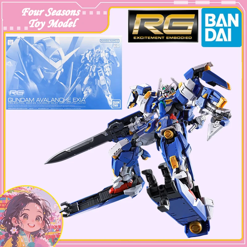 

Fast Shipping Bandai Anime GUNDAM RG AVALANCHE EXIA GN-001/hs-A01D Original Model Toys Action Figure Collectible Children Gift