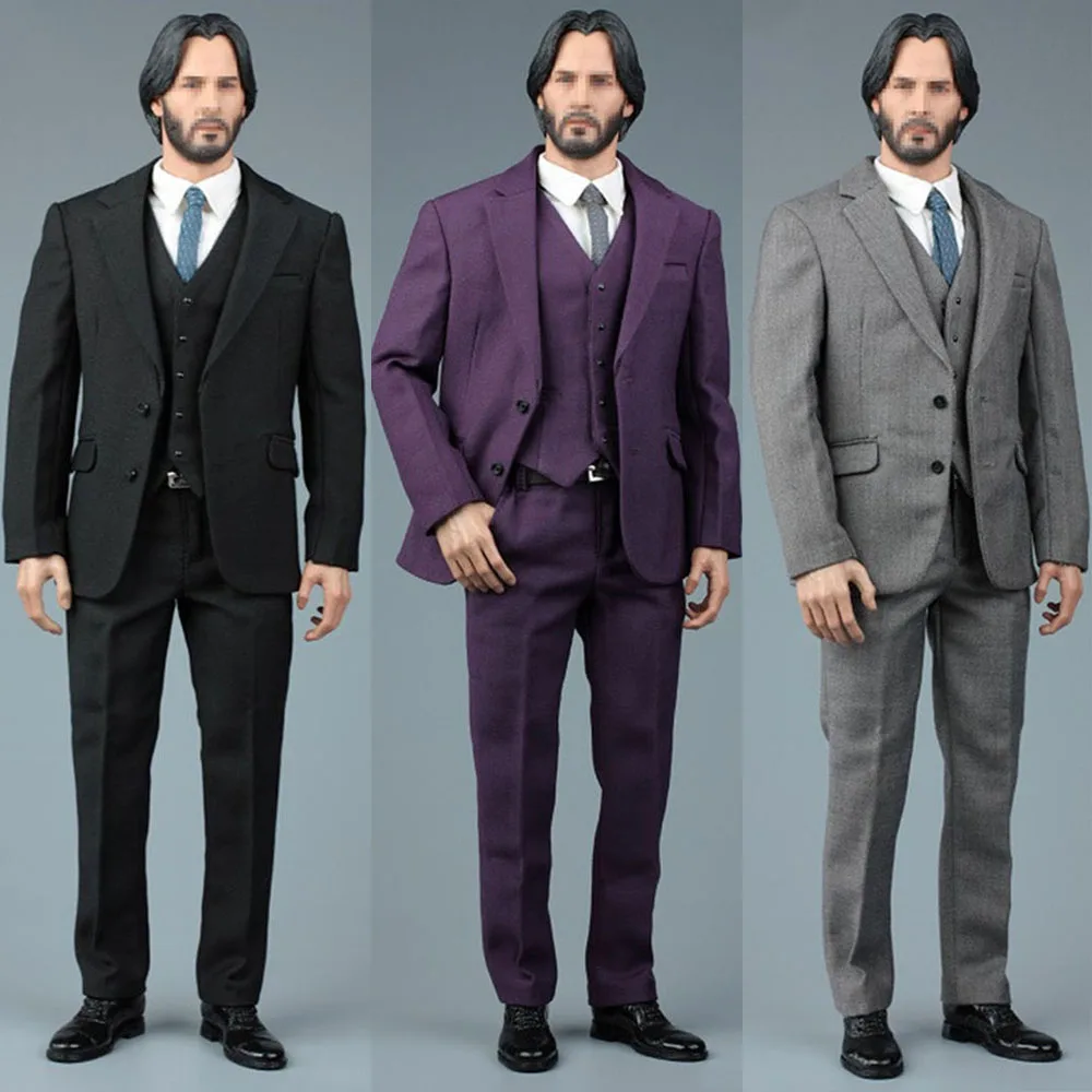 

VORTOYS V1022 1/6 Scale Men Gentleman Suit Suit Lapels Jacket Shirt Pants Shoes Accessory Model for 12 Inch Action Figure
