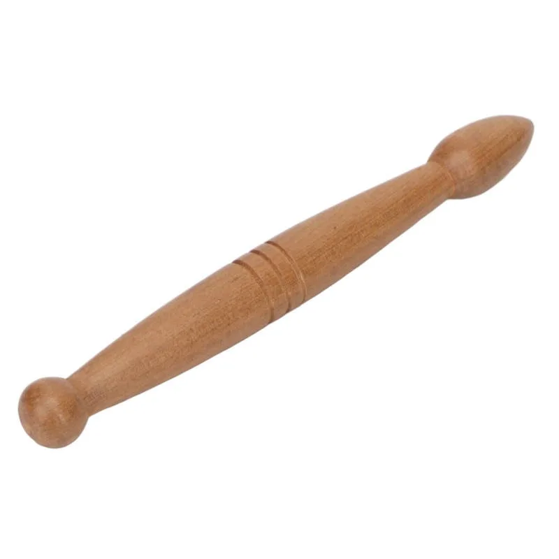 Foot Wooden Stick Wavy Structure Ergonomic Massage Foot Stick Tool for Office for Travel Home Hand Massage Tool