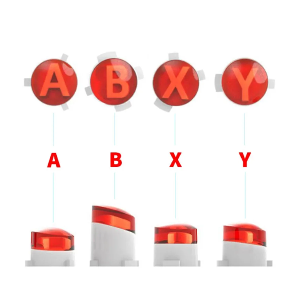 1 set of settings replacement buttons FOR Xbox One Elite/Xbox One Slim/Xbox One Controller ABXY kit repair parts buttons