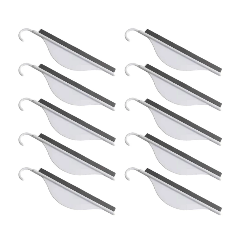 10pcs Artifact Glass Mirror Scraper Window Cleaning Tool Household Water Wipers for Spotless Shower Door KXRE