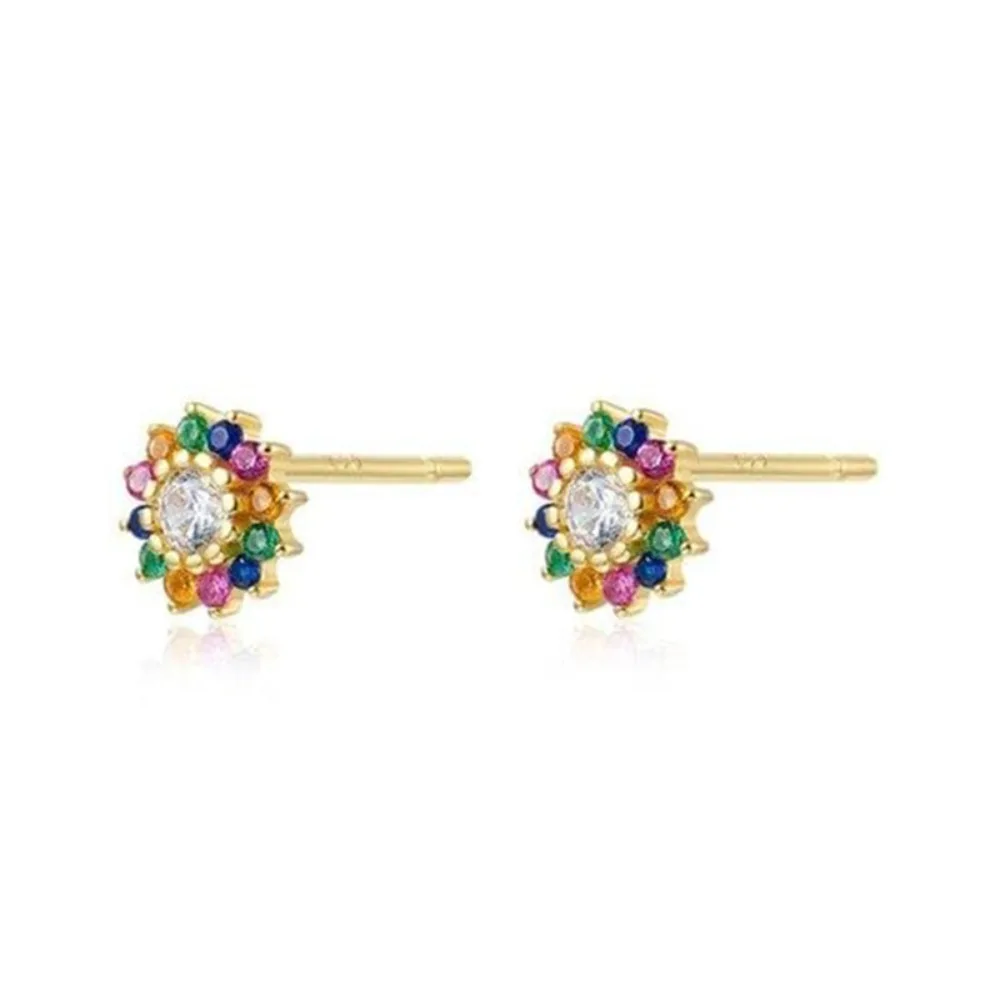 

Colored Earrings Women's Fashion Elegant Versatile Geometric Earrings Holiday Gift