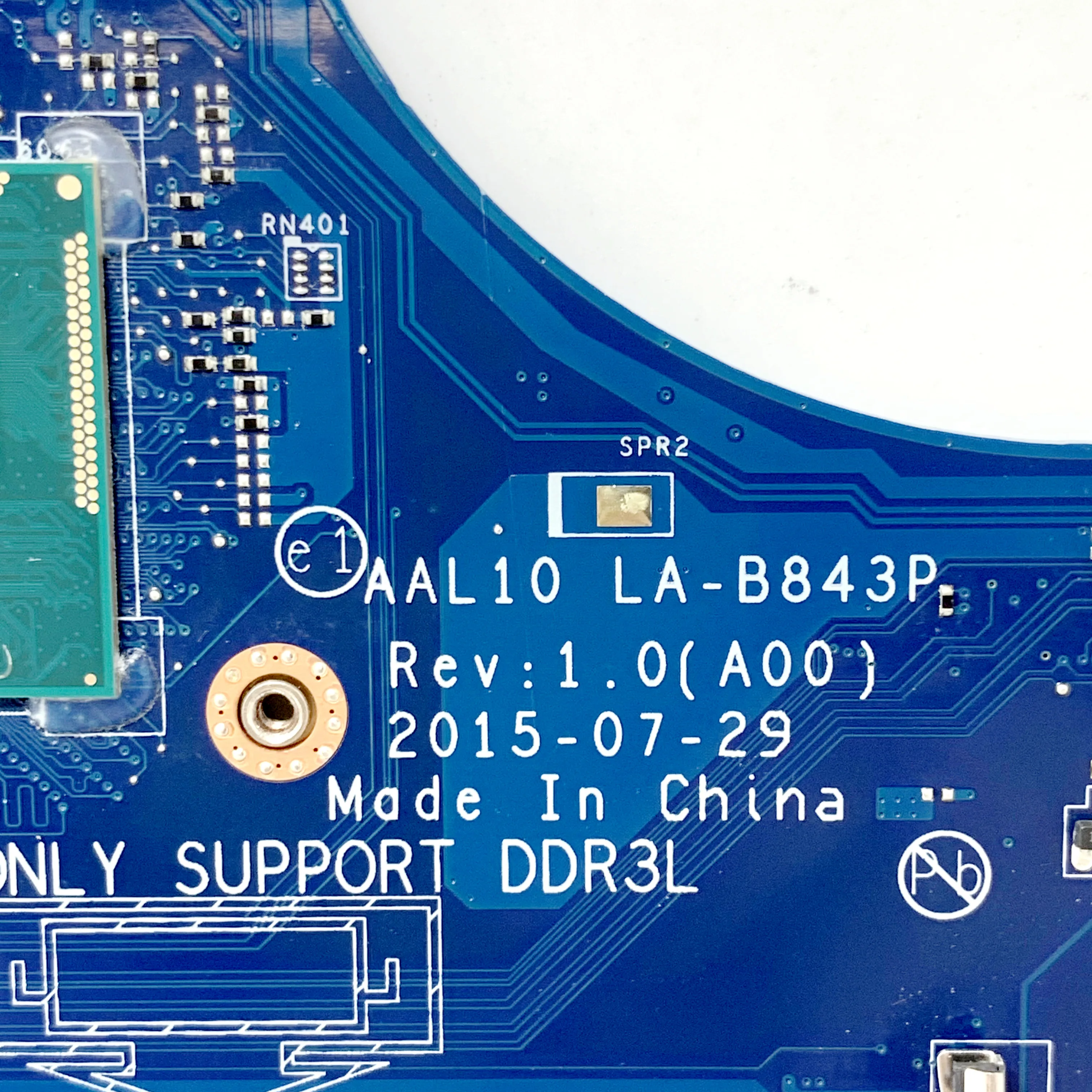 0NCF24 NCF24 CN-0NCF24 AAL10 LA-B843P 1 Moederbord Voor DELL 5458 5558 Laptop Moederbord Met SR26C I5-5250U CPU 00% Goed Werken