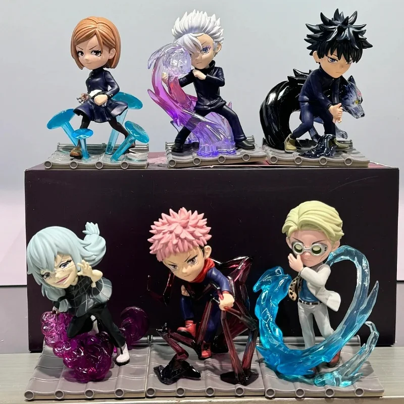 Mighty Jaxx Jujutsu Kaisen Satoru Gojo Kugisaki Nobara Toys Collection Decoration Ornamnet Model Desktop Friends Birthday Gifts