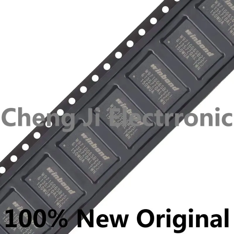 

2/5PCS/LOT W971GG6SB25I、WBGA-84、1G bits DDR2 SDRAM memory chip