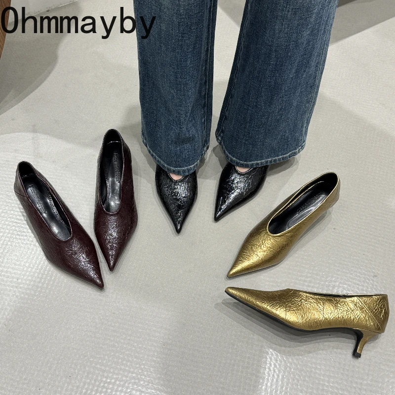 Elegant Pointed Toe Thin Heel Women's Office Pumps - 2026 Style