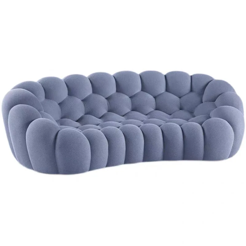 Wypoczynek Rochburg sofa materiałowa salon łukowy luksusowy minimalistyczny czerwony bąbelkowy kreatywny projektant leniwe meble ly06