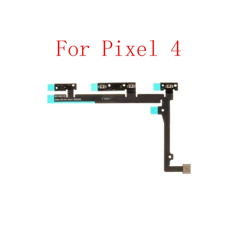 1pc Power On/Off Switch Volume Key Up Down Flex Cable For Google Pixel 3 XL 3XL 3A G020E F G H 4 XL 4XL Volume Button Flex Cable
