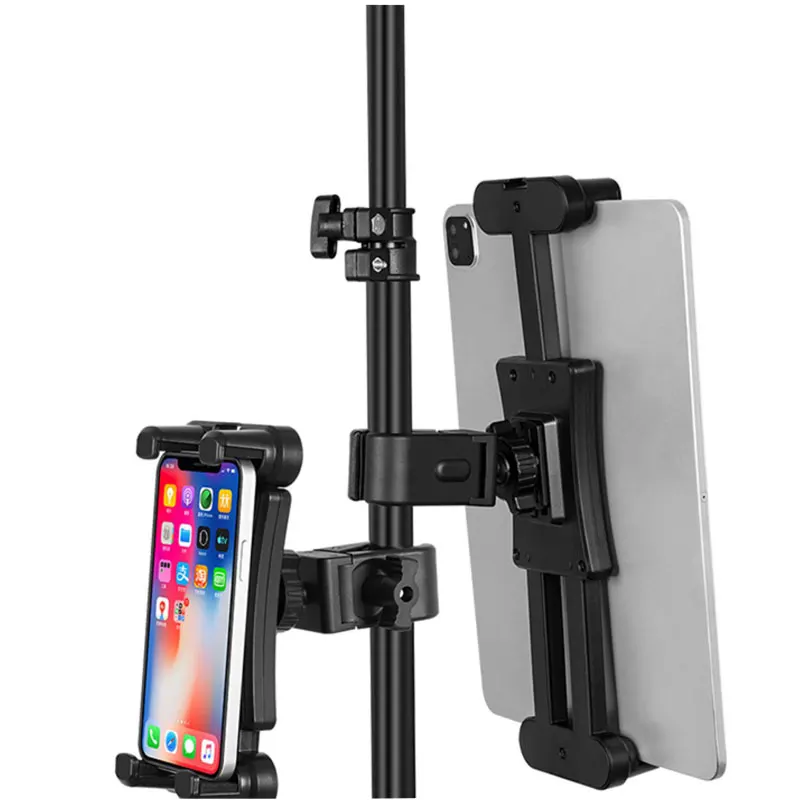 Imagem -04 - Grampo de Pólo Universal com Suporte do Telefone Tablet Notebook Handbook Suporte Plano Coletor de Dados para Gps Pesquisa Total da Estação