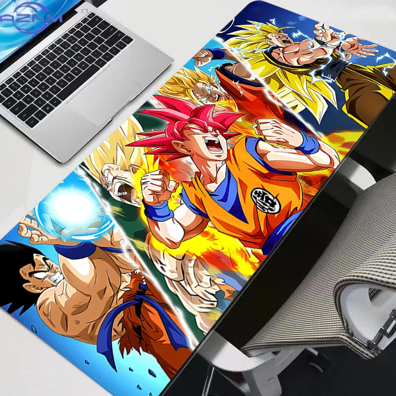 Mouse Pad Anime Dragon Ball Son Goku Gaming New Accessories Mousepad Gamer PC Completo Computer Keyboard Desk Mat Varmilo