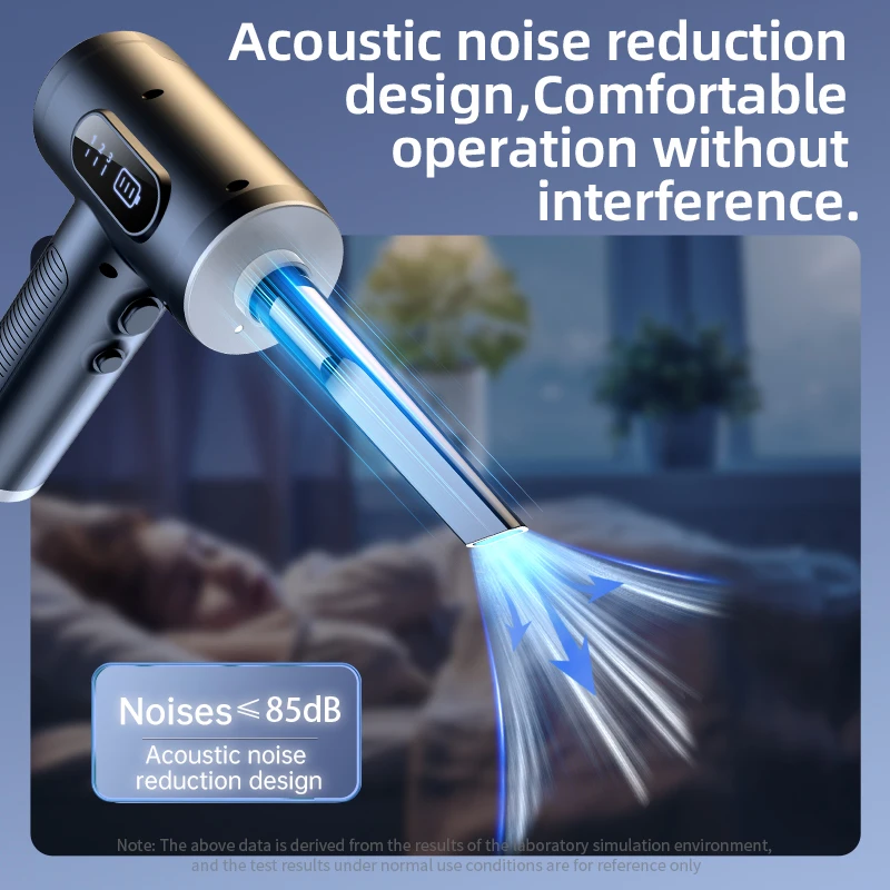 เครื่องดูดฝุ่นในรถยนต์แบบพกพา Purerobo VC018 เสียง ≤90 เดซิเบล หน้าจอดิจิตอลอัจฉริยะ เครื่องมือทำความสะอาดอเนกประสงค์