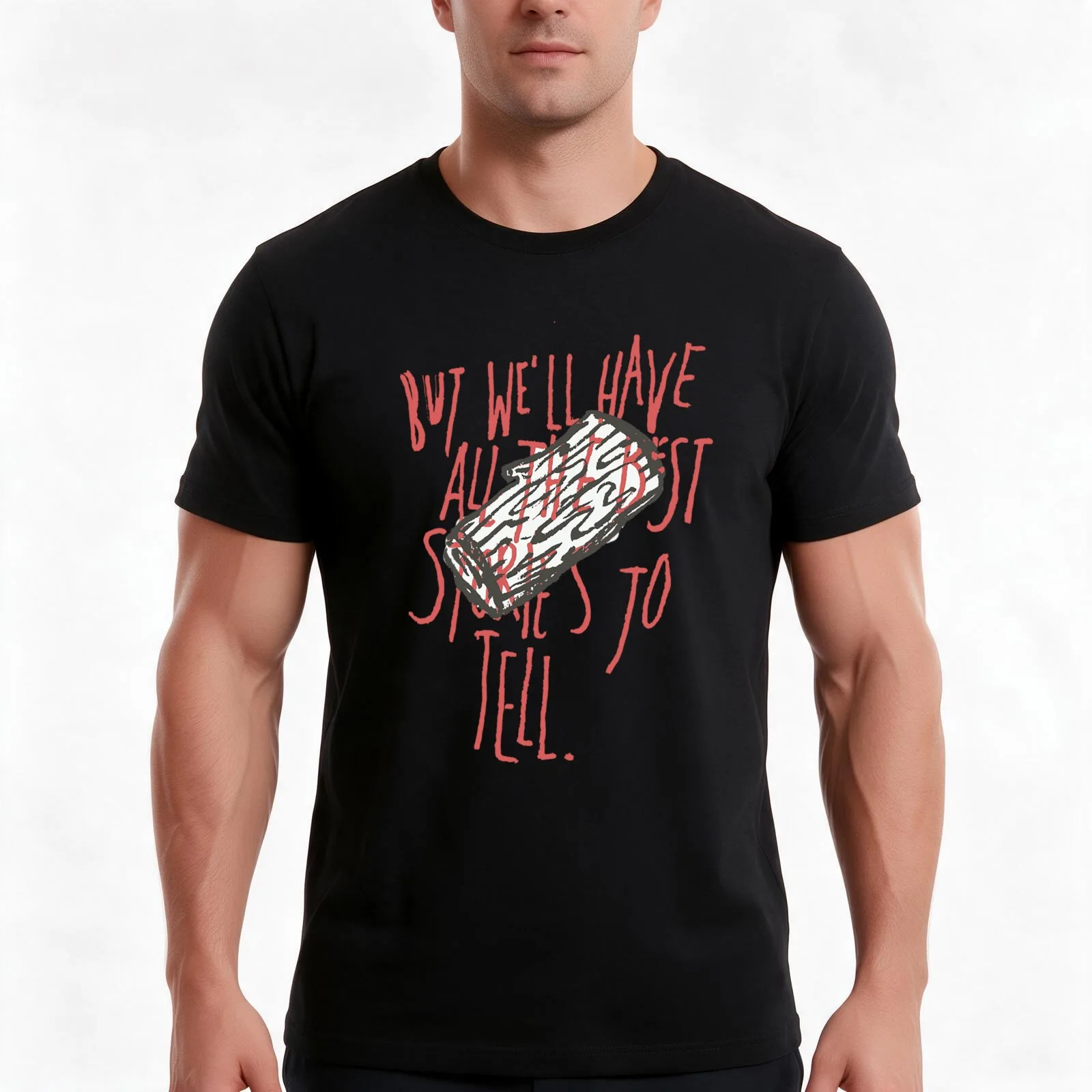 The Ballad Of Me And My Friends T-Shirt, Summer Casual Cotton Tee, Oversized Streetwear Tops, Vintage Graphic Print, 100% Cotton