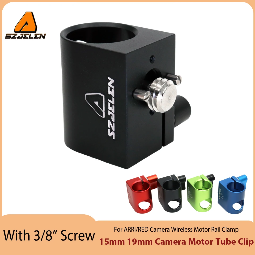 15mm 19mm Tube Clip 3/8 Screw For ARRI RED Sony Camera Link Wireless Follow Focus Motor Mount Fixing Adapter