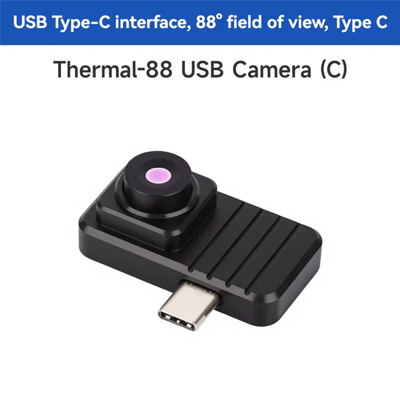 BNVN-สมาร์ทโฟน IR กล้องถ่ายภาพความร้อน 160X120 ความละเอียดพอร์ต Type-C Plug And Play ตัวเลือกสําหรับ 88 °   FOV เคสอะลูมิเนียม