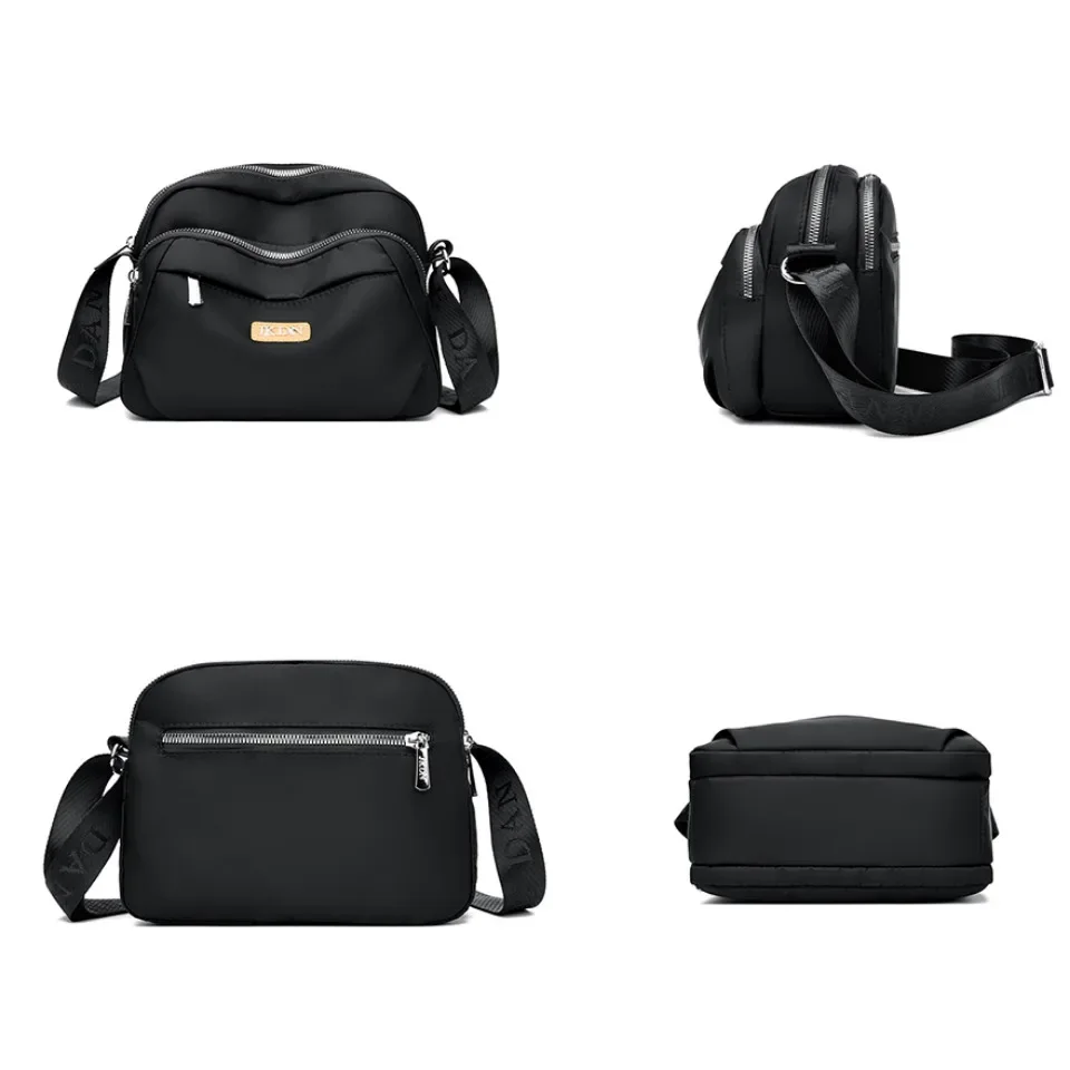 High Quality Nylon Women\'s Shoulder Bags Solid Color Design Crossbody Bags And Purse Ladies Casual Travel Messenger Commuter Sac