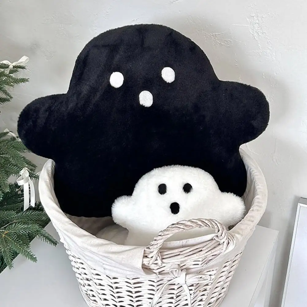 Sleep Pillow Halloween Party Ghost Pillow Soft Fabric Plush Toy for Kids Washable Sofa Decoration Sleep Companion Cartoon Ghost