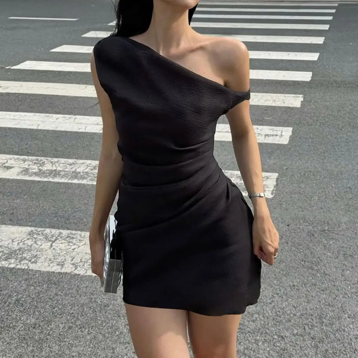 ボディコンドレス ナイトアウト レディース ハイネック タートルネック 冬 寒さ対策 厚手 暖かい 快適 サーマル ニット リブ編み 長袖 秋