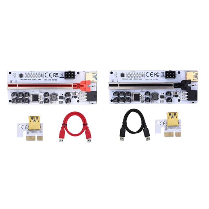 Riser VER012 USB 3.0 PCI-E Riser VER012MAX Express Kabel Riser Voor Videokaart X16 Extender PCI-E Riser Kaart Voor Mijnbouw